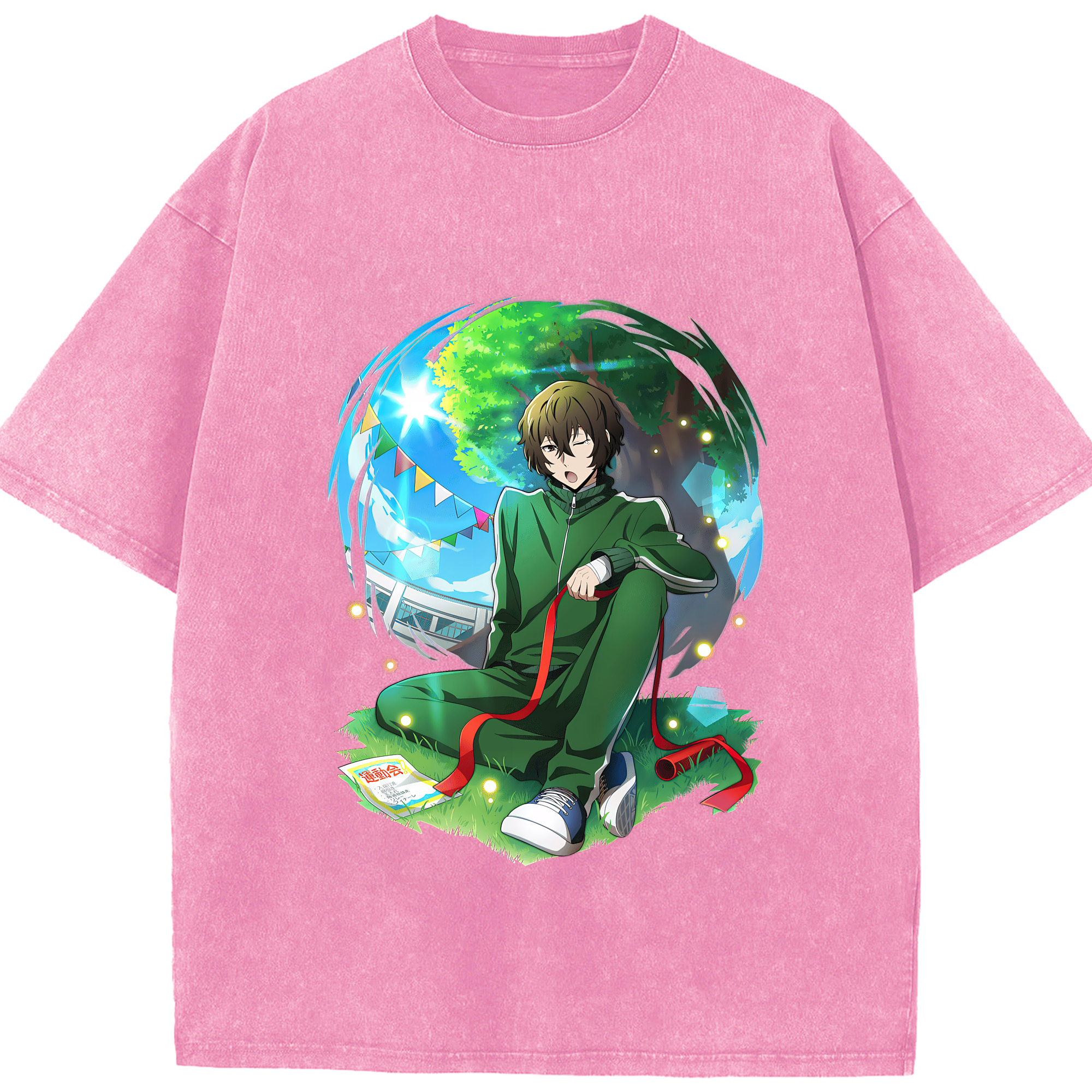 （画像用） 文豪ストレイドッグス Bungo Stray Dogs 綿100% ヴィンテージ風 半袖Tシャツ（フロントプリント）